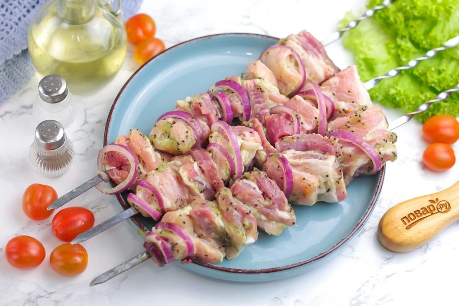 Шаг 7: Шашлык с киви