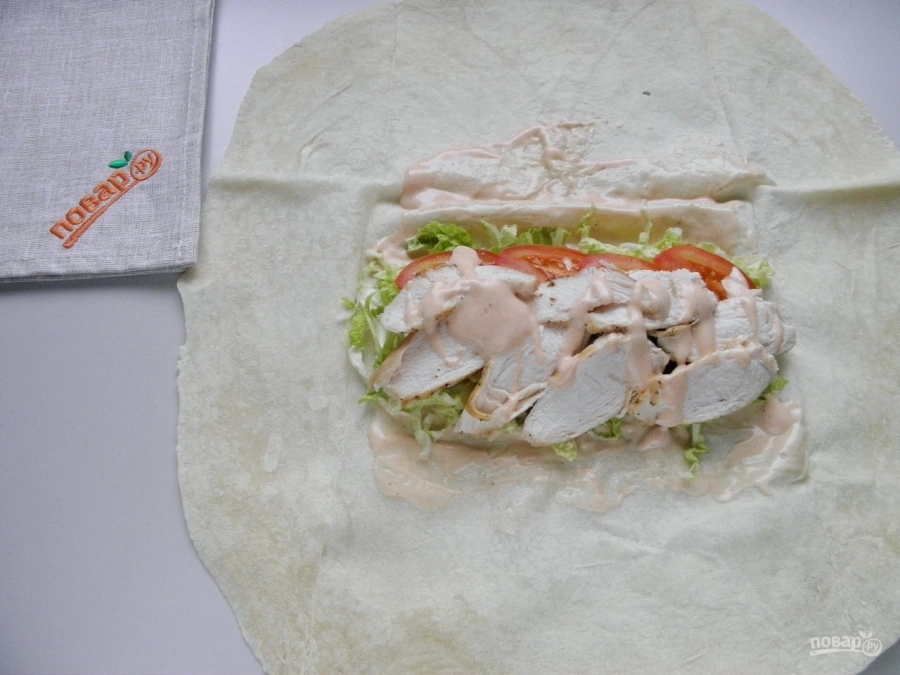 Шаг 7: Шаурма классический рецепт