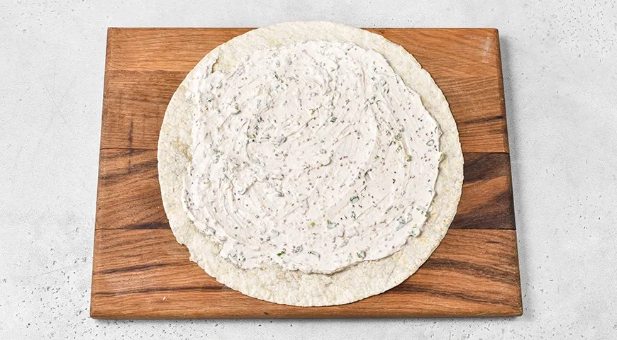 Шаурма с креветками: шаг 7