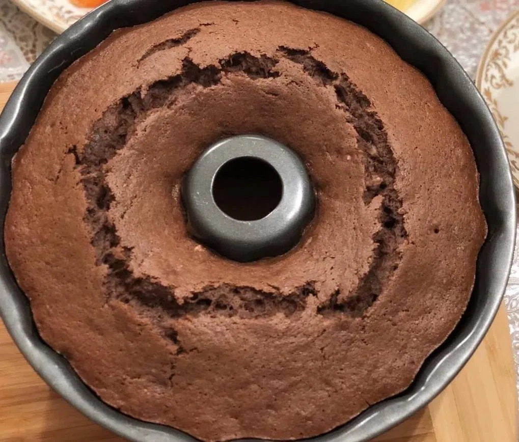 Шоколадно-банановый кекс: шаг 7