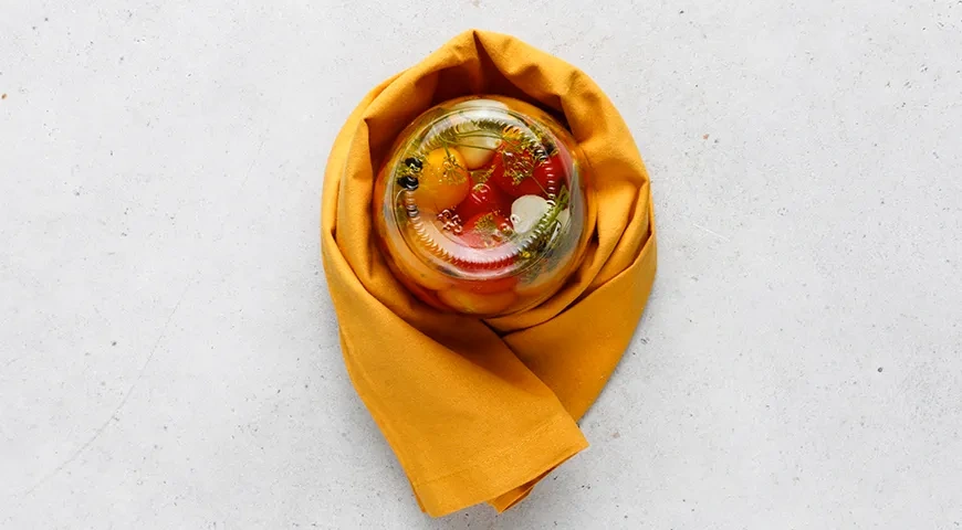 Сладкие маринованные черри: шаг 7