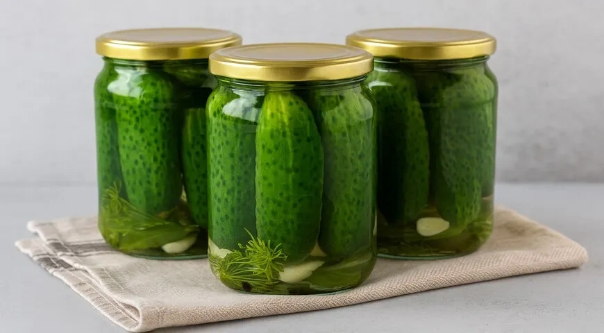 Сладкие маринованные огурцы: шаг 7