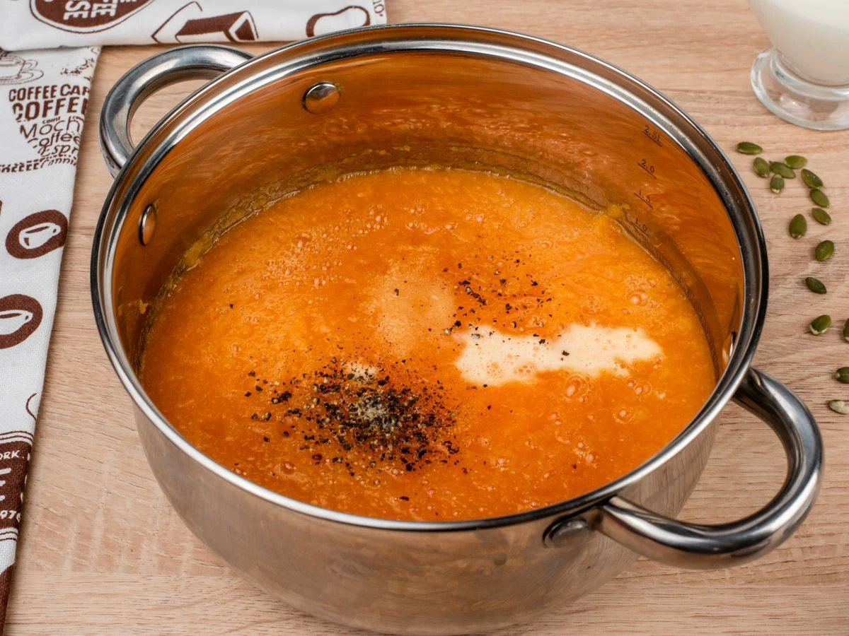 Шаг 7: Сливочный крем-суп из тыквы