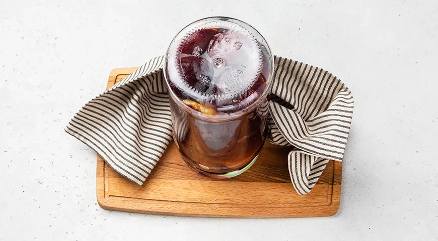 Сливы в собственном соку без сахара: шаг 7