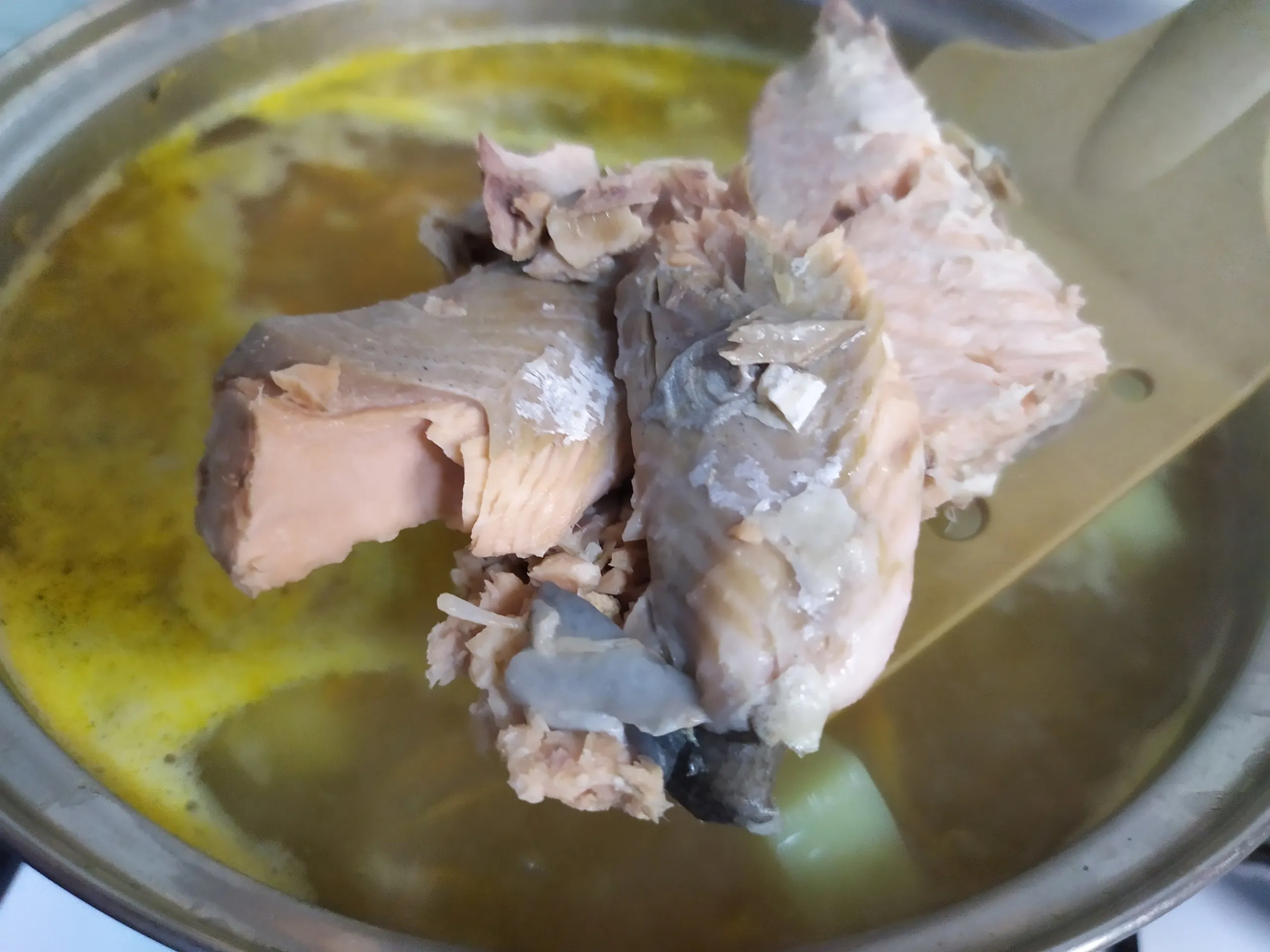 Шаг 7: Суп из форели