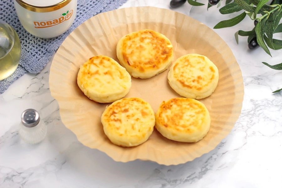 Шаг 7: Сырники запеченные в духовке