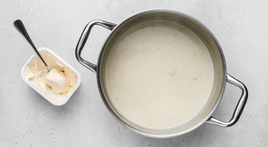 Сырный крем-суп с беконом: шаг 7