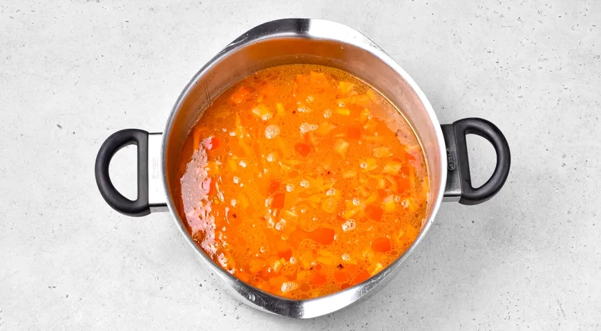 Сырный суп с индейкой: шаг 7