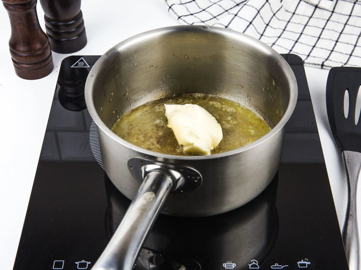 Шаг 7: Сырный суп с запеченным картофелем