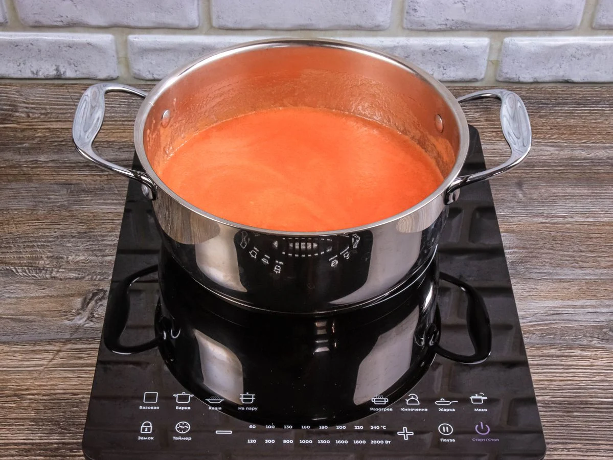 Шаг 7: Томатный крем-суп со сливками