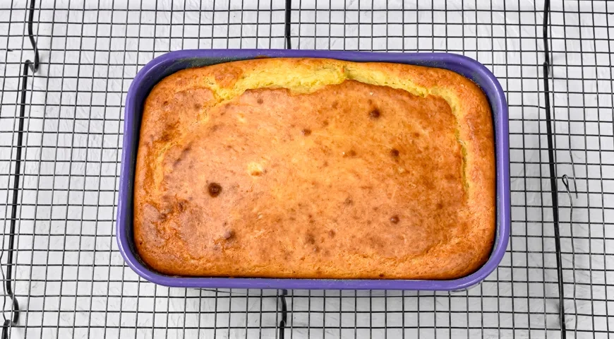 Творожная запеканка с кукурузной мукой: шаг 7