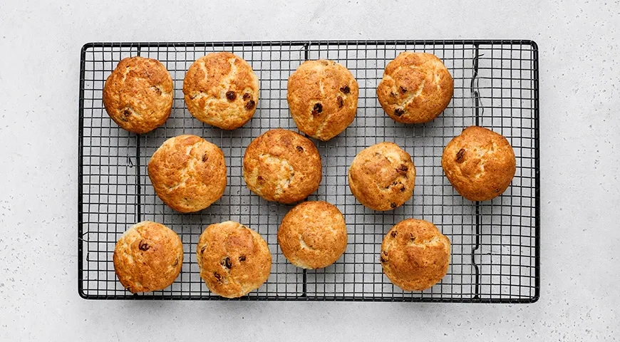 Творожное печенье с изюмом: шаг 7