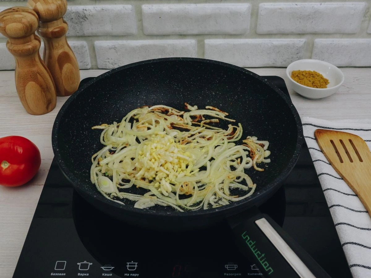 Шаг 7: Тыква с нутом