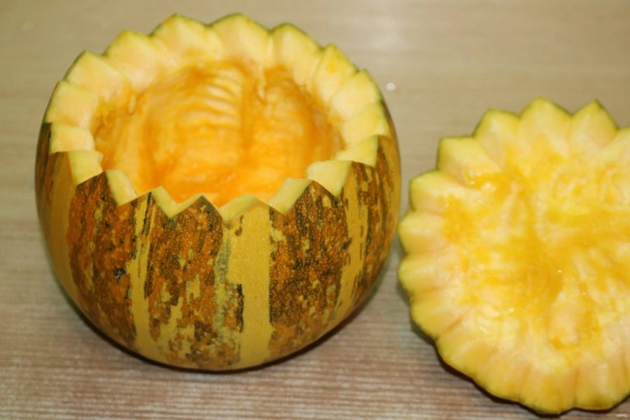 Шаг 7: Тыква запечённая с курицей