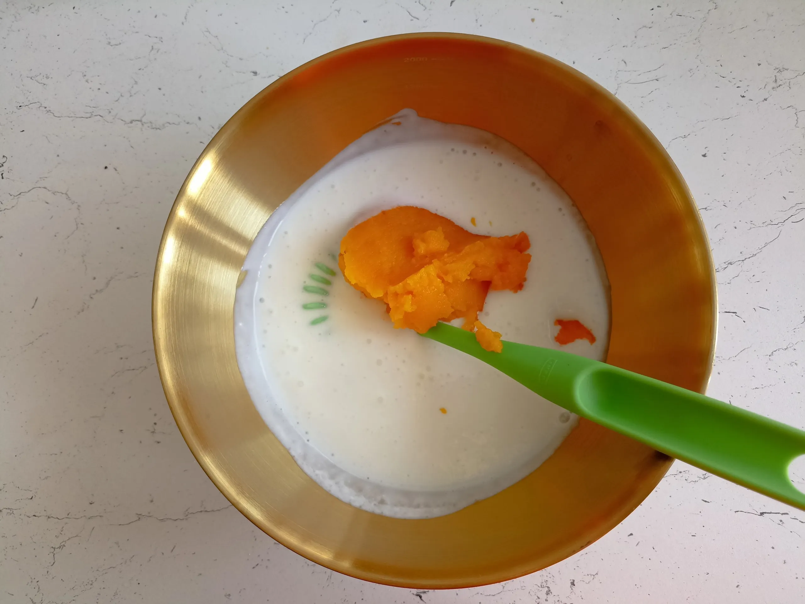 Шаг 7: Тыквенно-банановые блины с куркумой