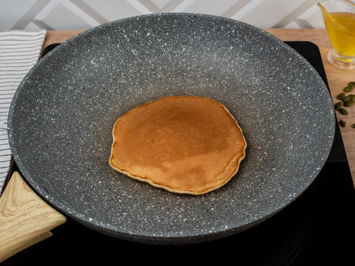 Шаг 7: Тыквенные панкейки