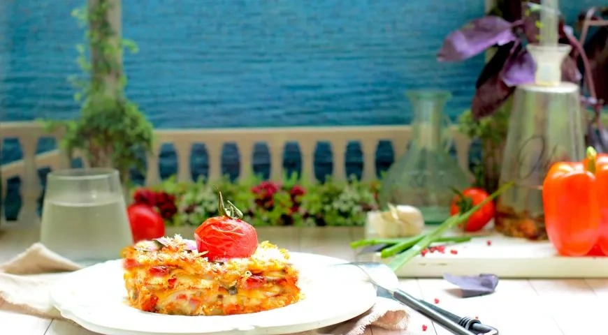 Вегетарианская лазанья: шаг 7