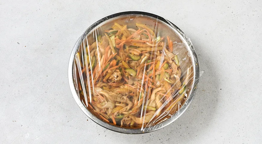 Вешенки по-корейски: шаг 7