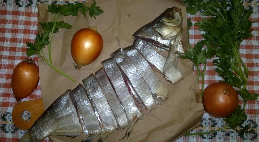 Вяленые лещи и тарань: шаг 7