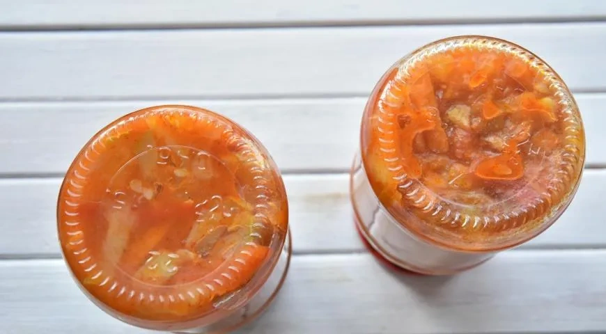 Закуска из кабачков на зиму: шаг 7