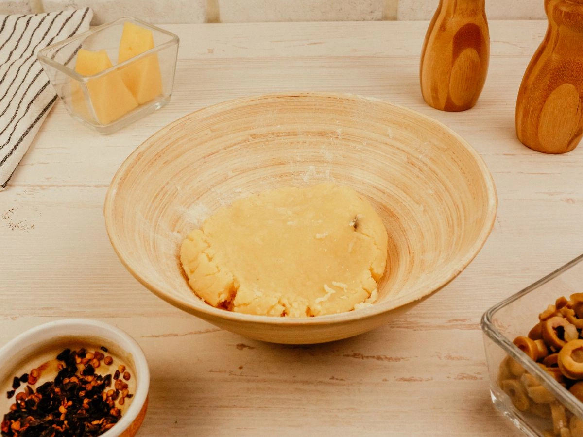 Шаг 7: Запеченные оливки в сырном тесте