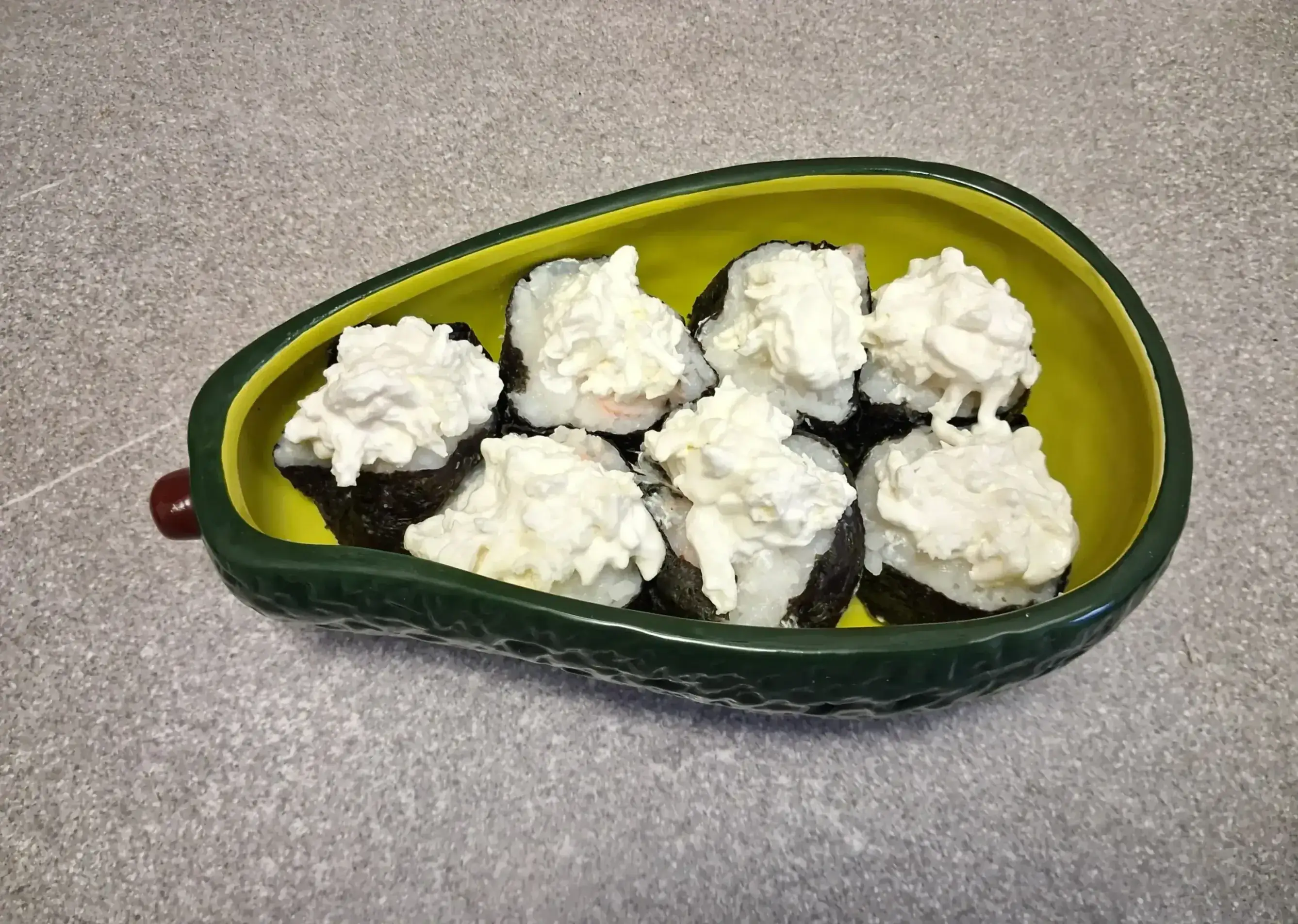 Запечённые роллы с креветками: шаг 7