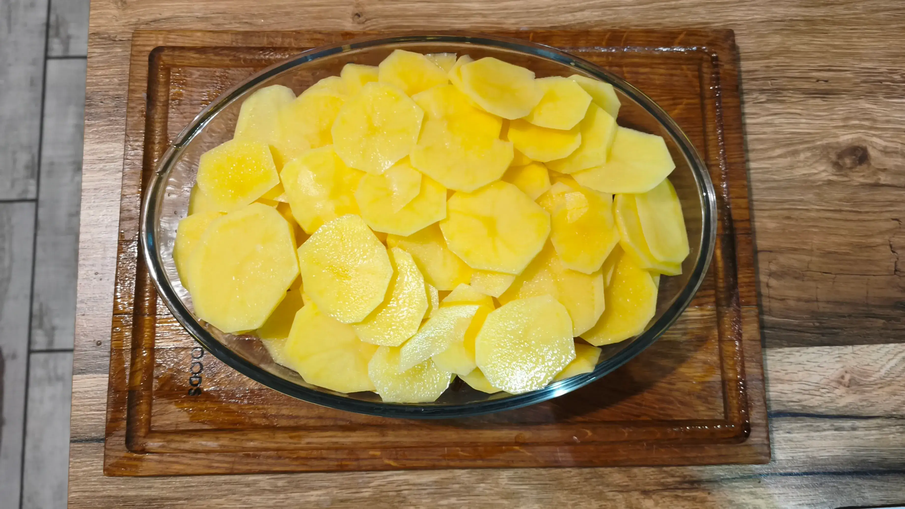 Запечённый картофель с грибами в духовке: шаг 7