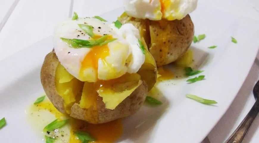 Запеченный картофель с яйцом-пашот: шаг 7