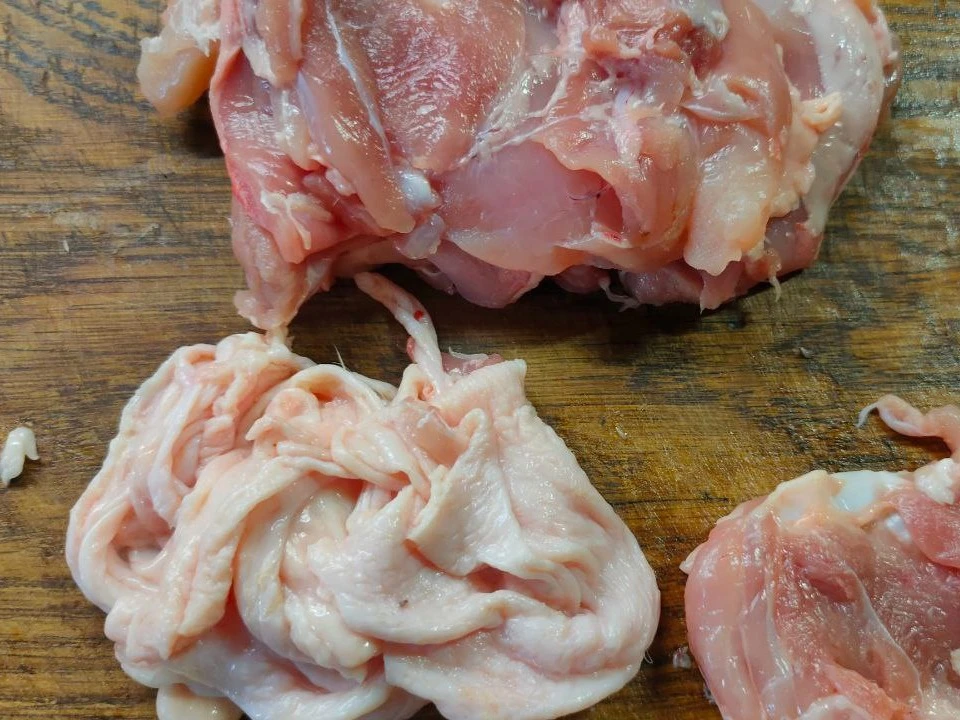 Шаг 7: Жюльен с курицей на сковороде