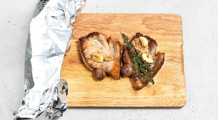 Антрекот из свинины: шаг 8