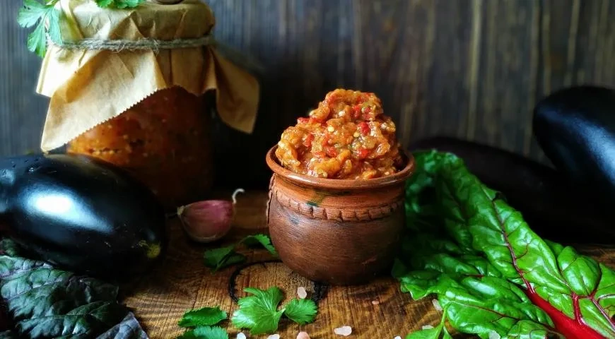 Баклажанная икра из овощей, запеченных на углях: шаг 8