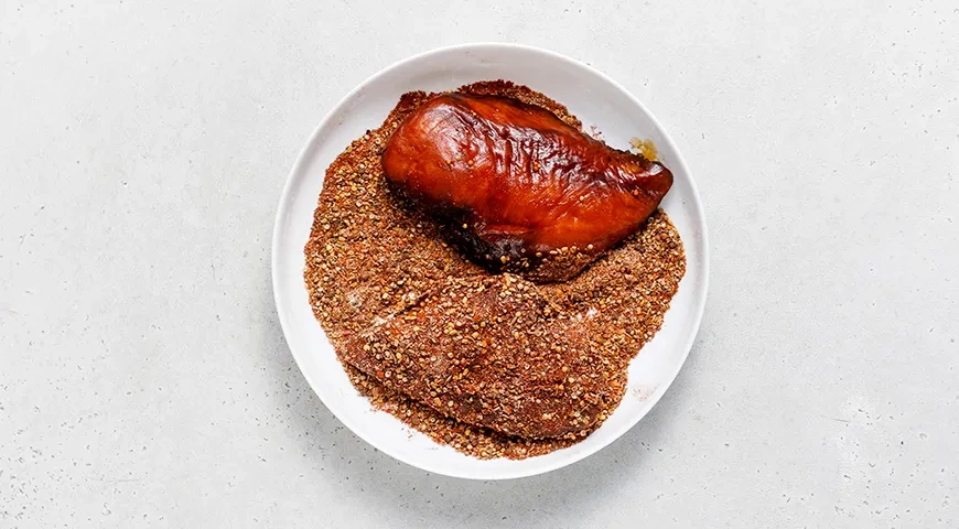 Бастурма из куриной грудки: шаг 8