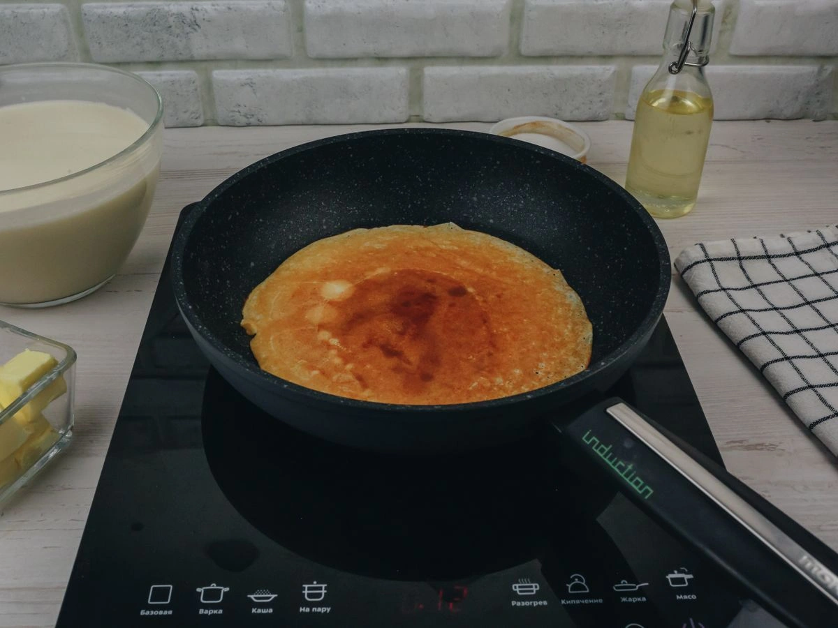 Шаг 8: Блинчики с ветчиной и сливочным сыром