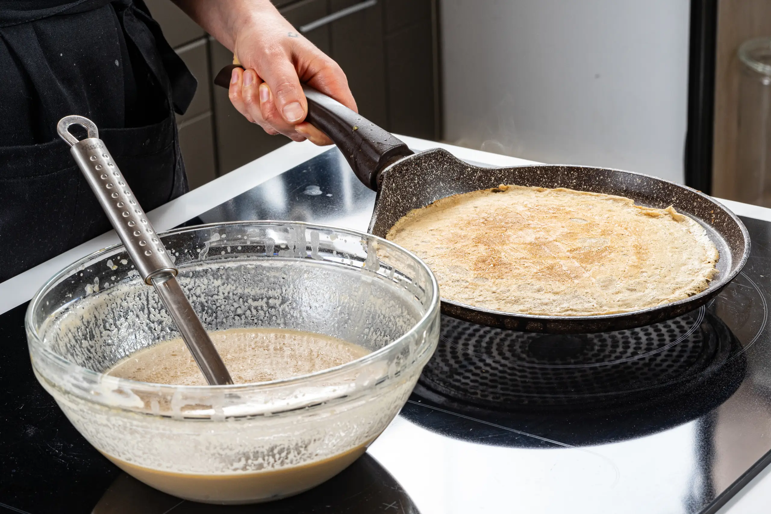 Шаг 8: Блины на темном пиве