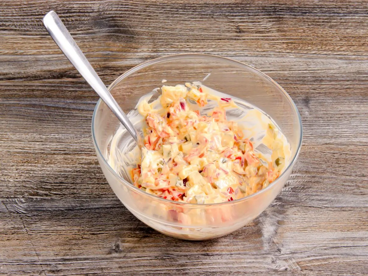 Шаг 8: Брускетта с ветчиной и сыром