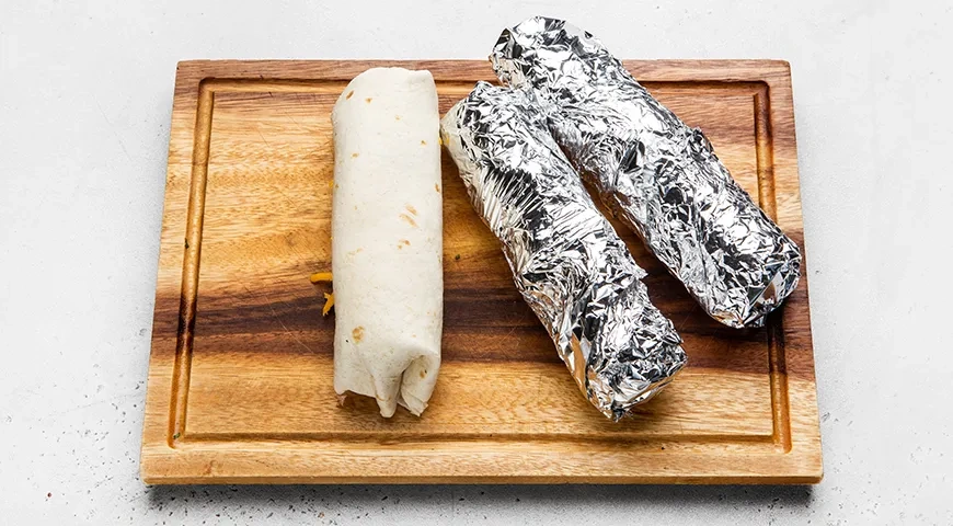 Буррито с мясным фаршем: шаг 8