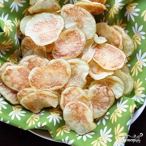 Шаг 8: Домашние чипсы в микроволновке