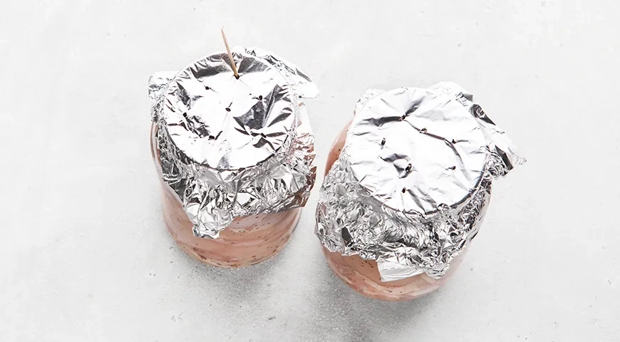 Домашняя тушенка из курицы (в духовке): шаг 8