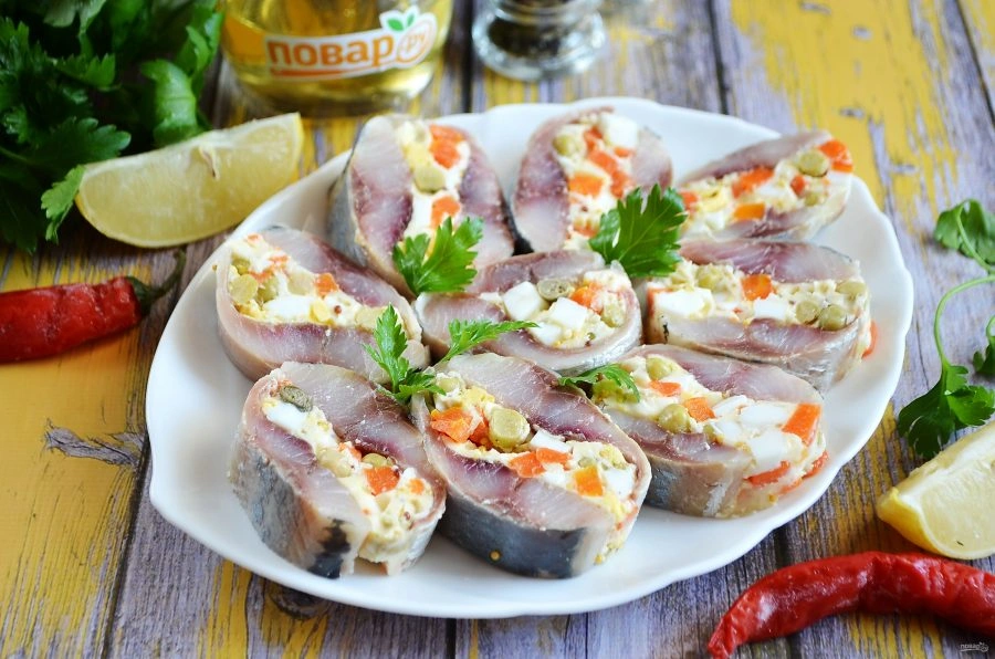 Шаг 8: Фаршированная сельдь