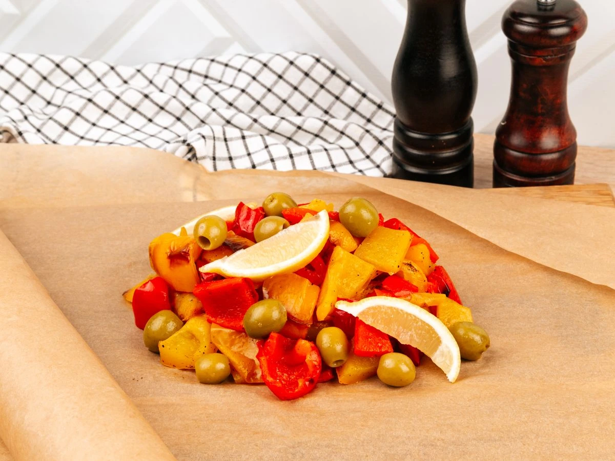 Шаг 8: Фитнес-грудка, запеченая с сладким перцем и специями