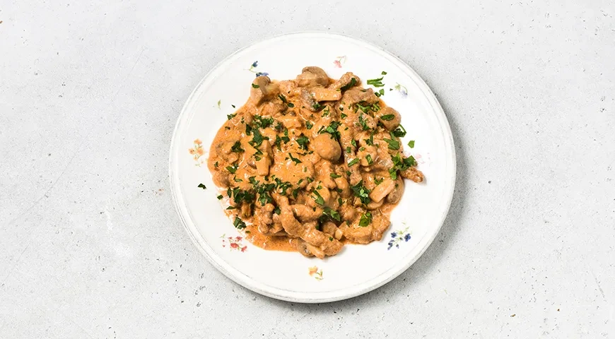 Фрикасе из свинины: шаг 8