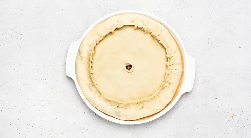 Фыдчин, осетинский пирог с мясом: шаг 8