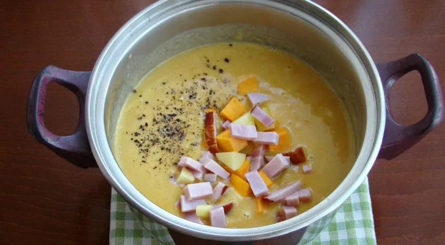 Гороховый суп Палитра осени: шаг 8