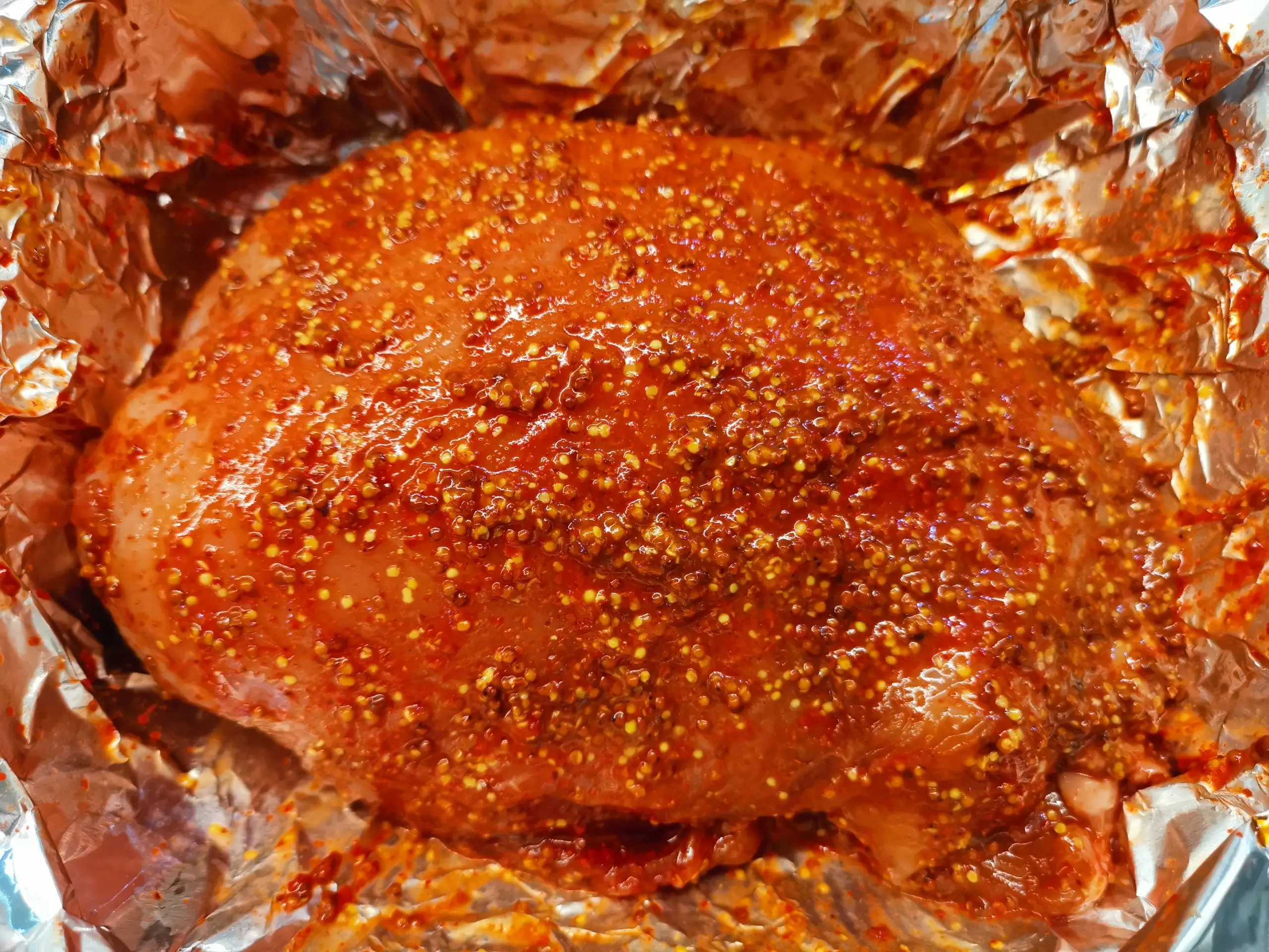 Шаг 8: Грудка индейки в фольге