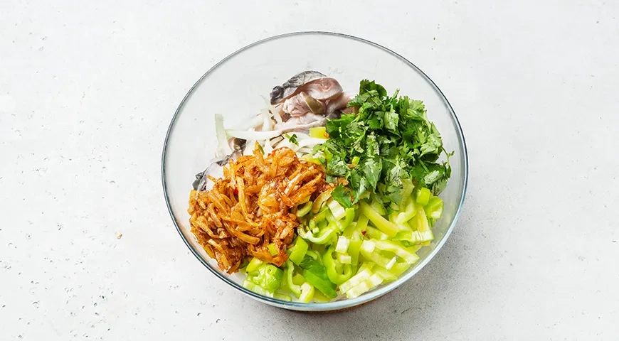 Хе из карпа – корейская острая закуска из рыбы: шаг 8