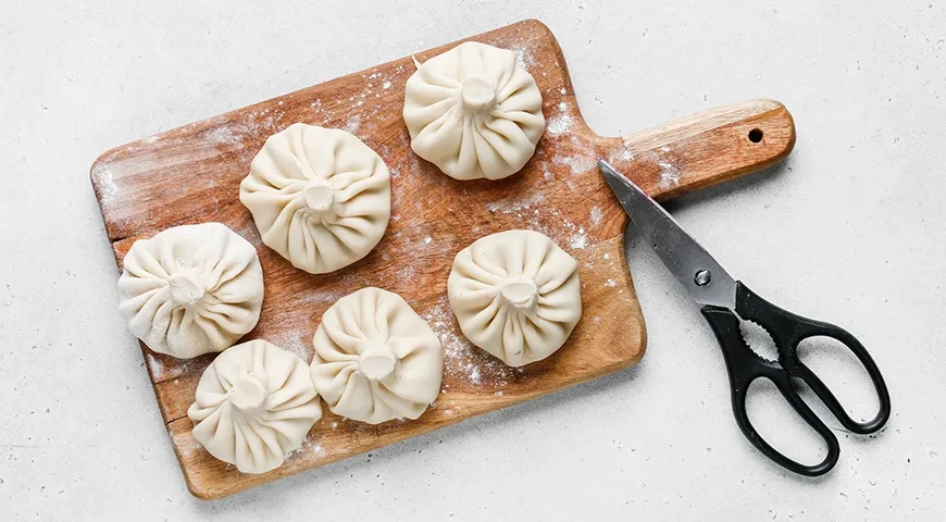 Хинкали с курицей: шаг 8