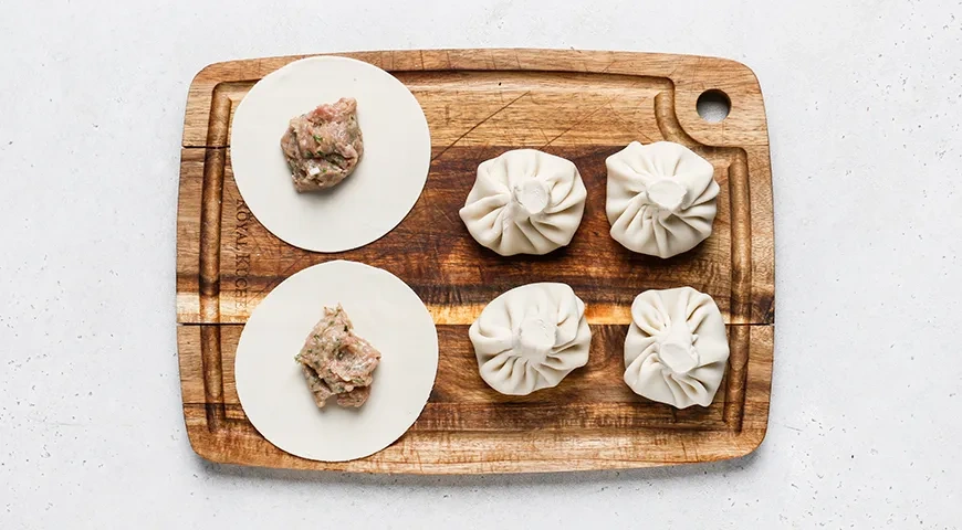 Хинкали со свининой: шаг 8