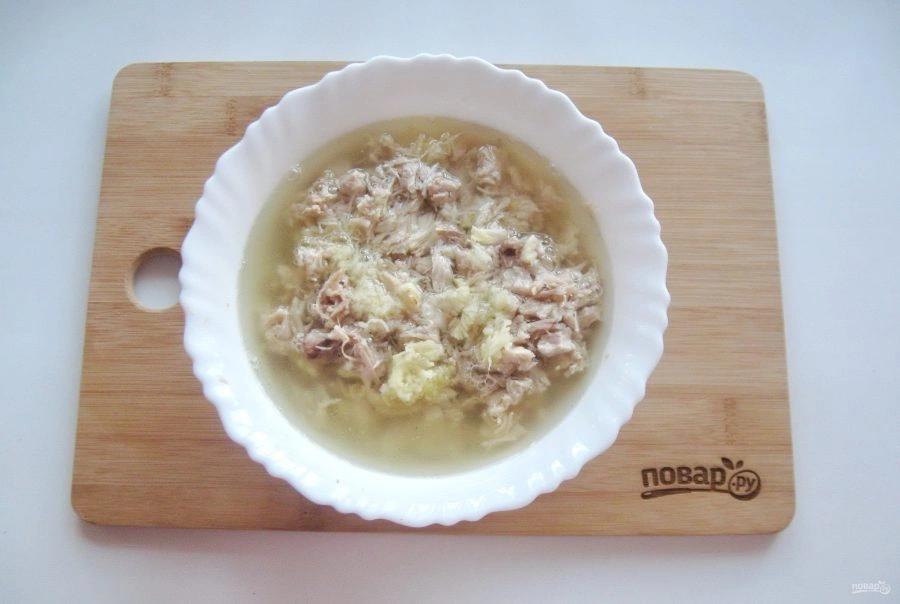 Шаг 8: Холодец "Новогодний поросенок"