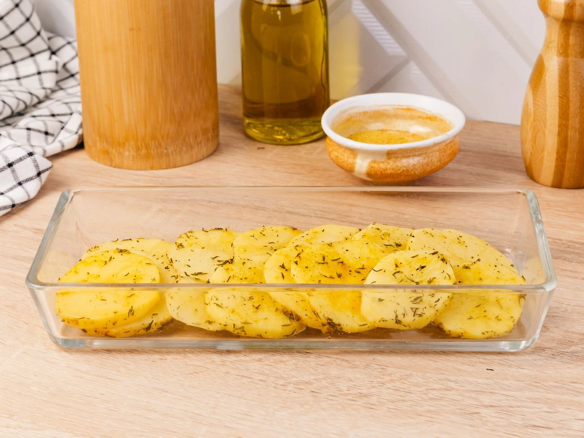 Шаг 8: Картофель в молоке, запеченный в духовке