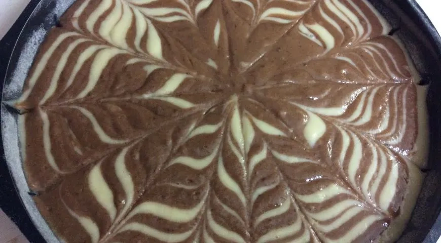 Кекс Зебра: шаг 8